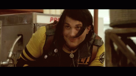 danger days frank iero winking