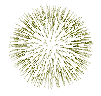 golden firework animation