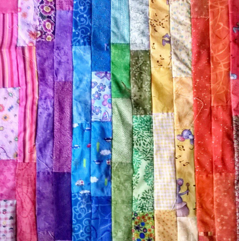 patchwork rainbow