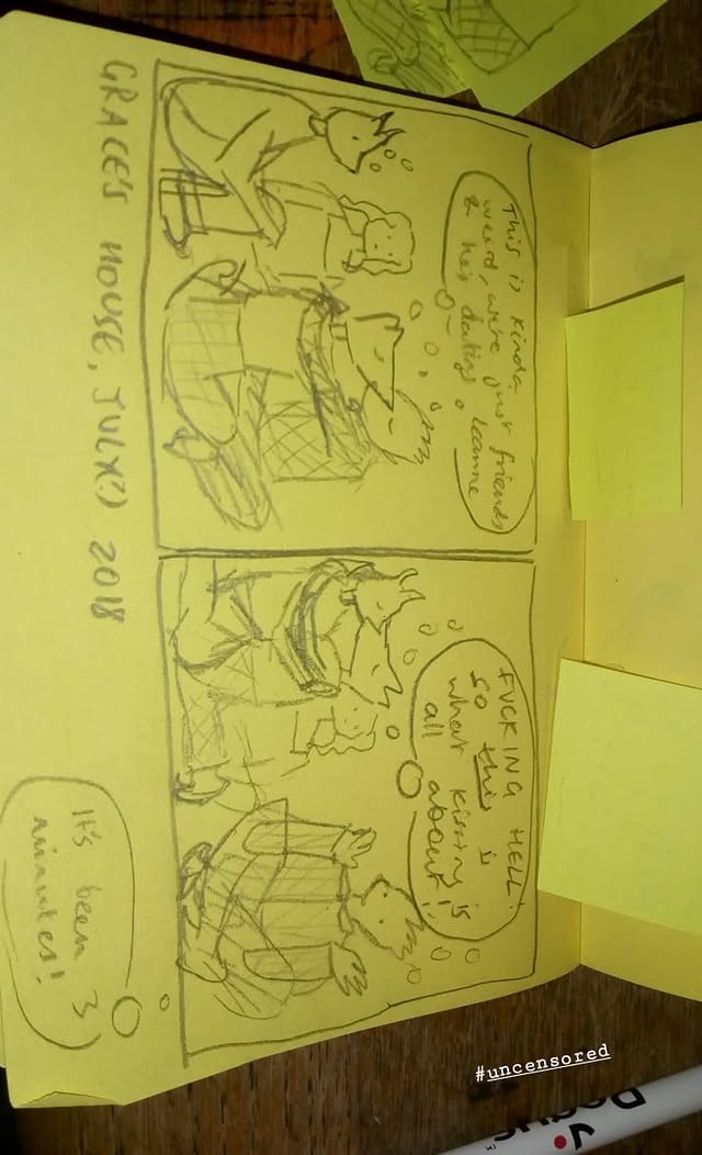 handdrawn anthro comic